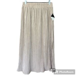 Paperoc Midi Skirt - Size MD - Taupe/Blush